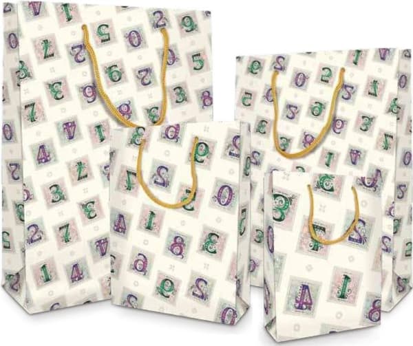 DaVinci Decorative Bag Mini Numbers 11x14x6