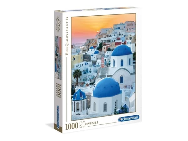 Clementoni Santorini, 1000 stk, By, 10 År