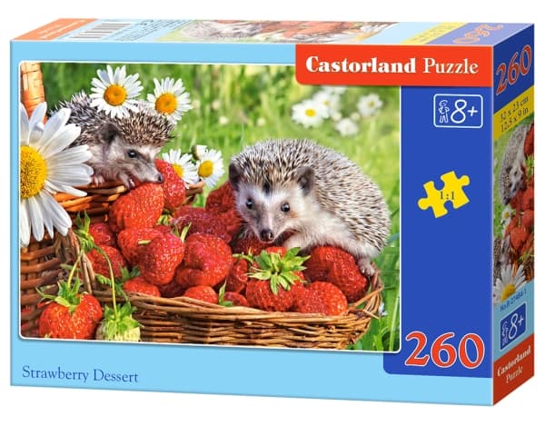 Castorland Strawberry Dessert 260 pcs Pussel 260 styck Djurliv CDON