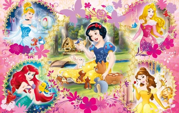 Clementoni Disney Princess, 60 kpl, Sarjakuvat, 5 vuosi/vuosia
