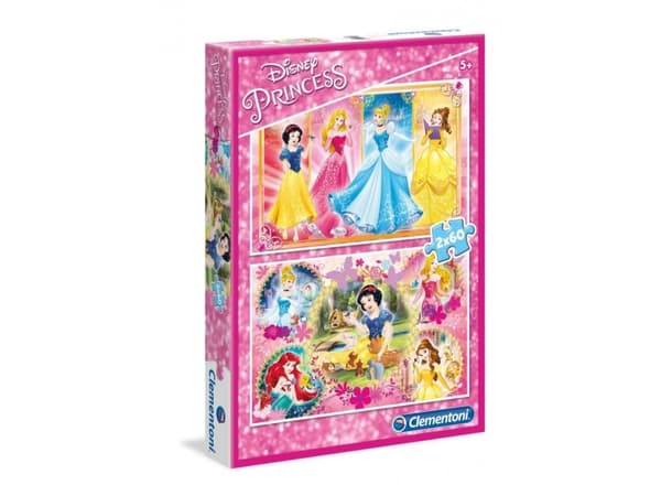 Clementoni Disney Princess, 60 kpl, Sarjakuvat, 5 vuosi/vuosia