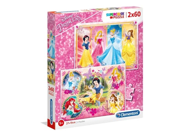 Clementoni Disney Princess, 60 kpl, Sarjakuvat, 5 vuosi/vuosia