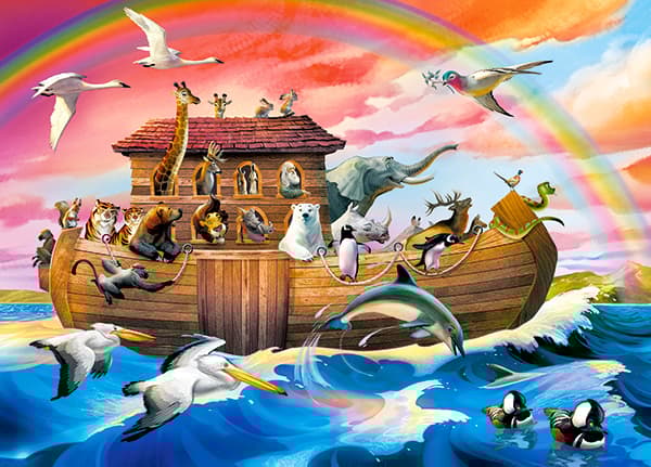 Castorland Noas''h Ark 60 pcs, 60 stykker, Flora, 5 år
