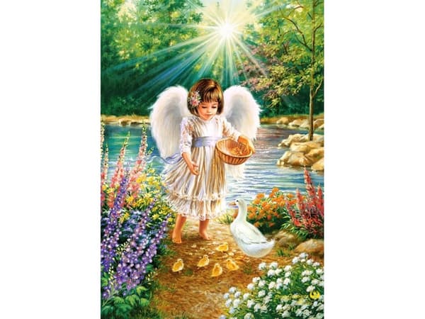 Castorland An Angel''s Warmth, 500 stykker, Kunst, 9 år