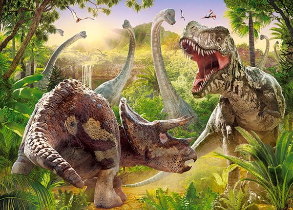 Castorland Dinosaur Battle 180 pcs, 180 styck, Djur, 7 År