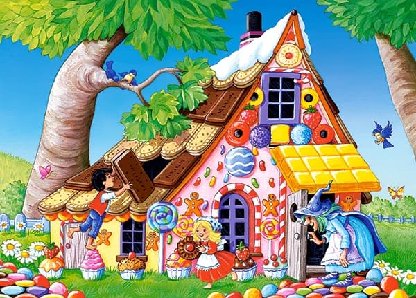 Castorland Hansel and Gretel 120 pcs, 120 stykker, Tegneserier, 6 år