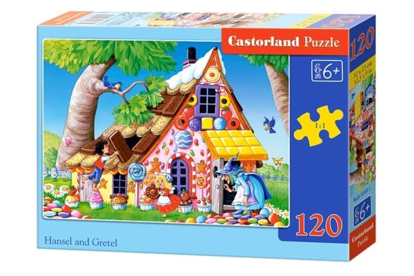 Castorland Hansel and Gretel 120 pcs, 120 styck, Tecknade serier, 6 År