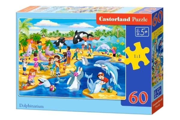 Castorland Dolphinarium, 60 stykker, Barn, 5 år