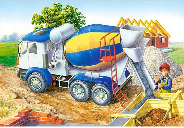 Castorland Building Site 60 pcs, 1 stykker, Tegneserier, 5 år