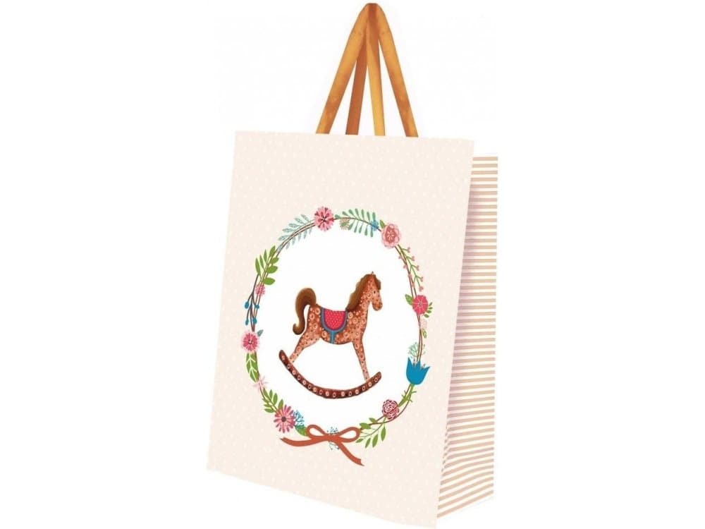 Cozywood decorative rocking gift bag Big rocking horse
