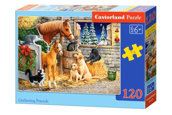 Castorland Gathering Friends 120 pcs, 120 stykker, Tegneserier, 6 år