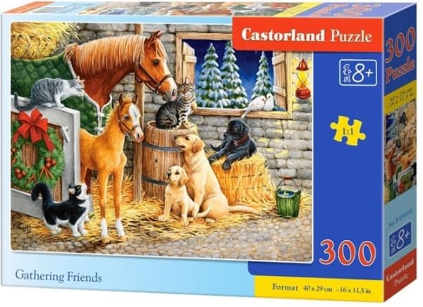 Castorland Gathering friends 300 pcs, 300 stykker, Bondegård, 8 år