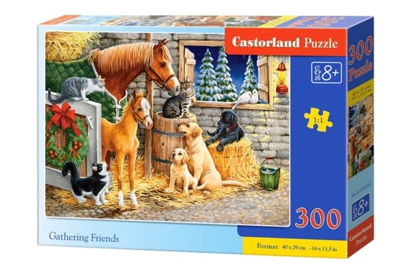 Castorland Gathering friends 300 pcs, 300 stykker, Bondegård, 8 år