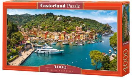 Castorland View of Portofino 4000 pcs, 4000 styck, Stad, 9 År