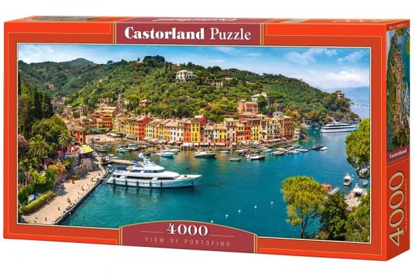 Castorland View of Portofino 4000 pcs, 4000 styck, Stad, 9 År