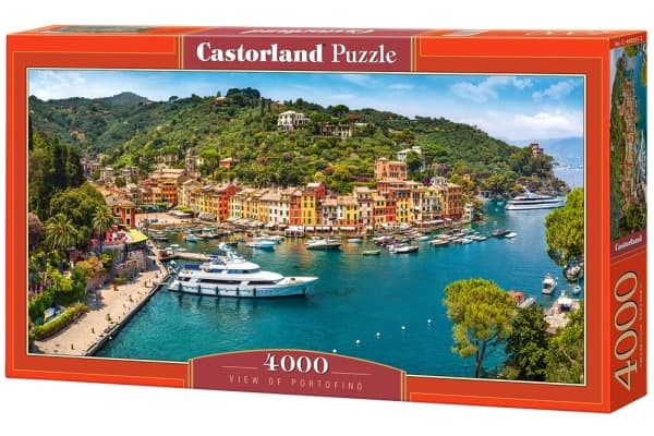Castorland View of Portofino 4000 pcs, 4000 styck, Stad, 9 År