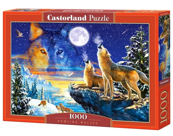 Castorland Howling wolves 1000 pcs Puslespill 1000 stykker Fauna CDON