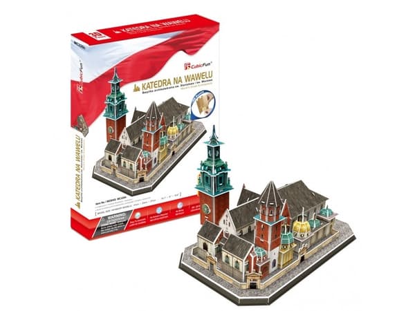CubicFun Jigsaw Puzzle 101 pieces - 3D Puzzle - Wawel Cathedral