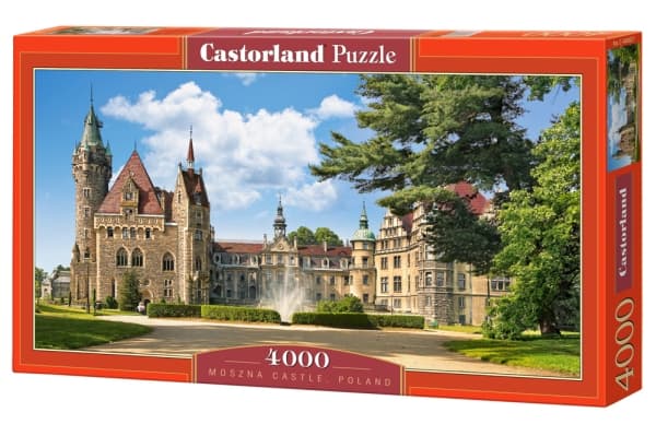 Castorland Moszna Castle, Poland 4000 pcs, 4000 stykker, By, 9 år