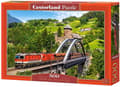 Miniatyrbild 3 av 4: Castorland Train on the bridge 500 pcs, 500 styck, Fordon, 9 År