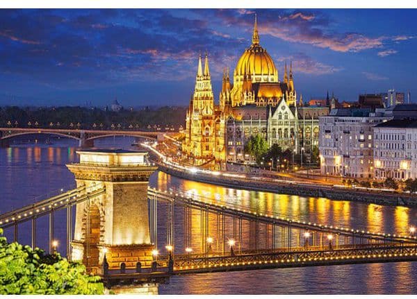 Castorland Budapest view at dusk 2000 pcs, 2000 stykker, By, 9 år