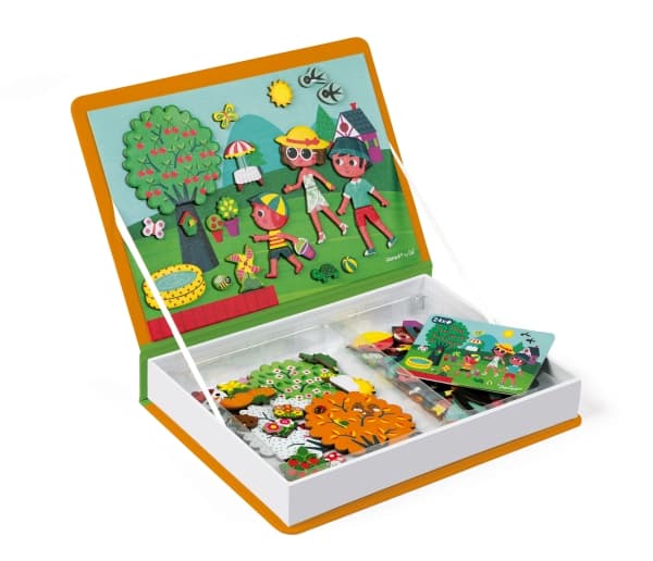 JANOD 4 seasons Magneti''book, 3 år, Kartong, Oransje