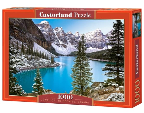 Castorland The Jewel of the Rockies, Canada 1000 pcs, 1000 kpl, Maisema, 9 vuosi/vuosia
