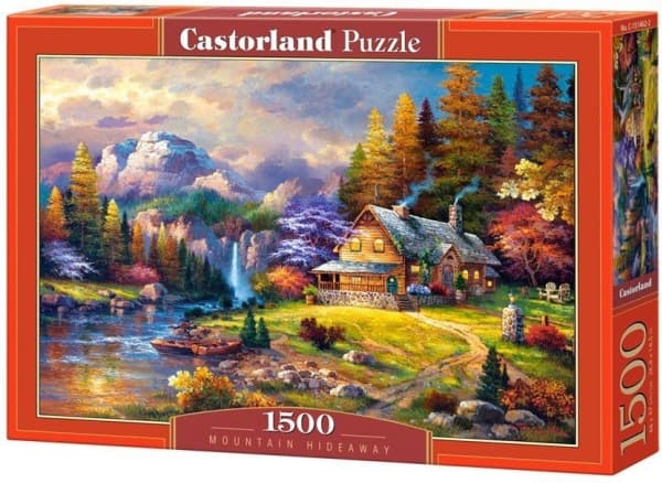 Castorland C151462 Hobby Panoramic Mountain Hideaway Jigsaw Puzzle, 1500 Pieces Set, Multicolour