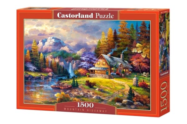 Castorland C151462 Hobby Panoramic Mountain Hideaway Jigsaw Puzzle, 1500 Pieces Set, Multicolour