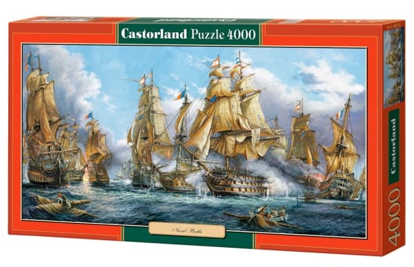 Castorland Naval Battle 4000 pcs, 4000 kpl, Laivat, 9 vuosi/vuosia