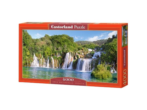 Castorland Krka Waterfalls, Croatia 4000 pcs, 4000 stykker, Landskap, 9 år