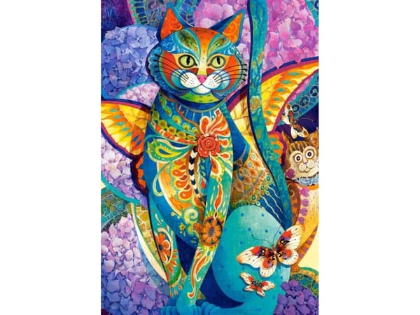 Castorland Feline fiesta 1500 pcs, 1500 stykker, Kunst, 9 år