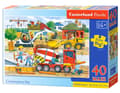 Miniatyrbild 1 av 3: Castorland Construction Site 40 Maxi pcs, 40 styck, Tecknade serier, 4 År