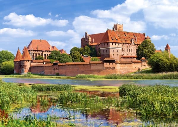 Castorland Malbork Castle, Poland 3000 pcs, 3000 kpl, Maisema, 9 vuosi/vuosia