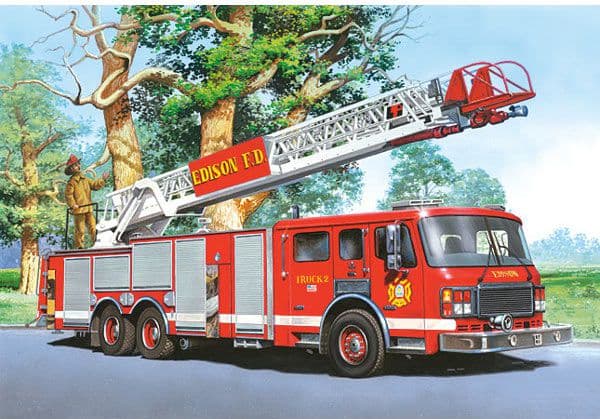 Castorland Fire Engine 60 pcs, 60 styck, Fordon, 5 År