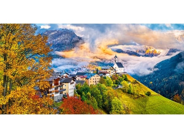 Castorland Colle Santa Lucia, Italy 4000 pcs, 4000 kpl, Maisema, 9 vuosi/vuosia