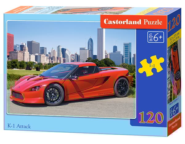 Castorland K-1 Attack 120 pcs, 120 styck, Tecknade serier, 6 År