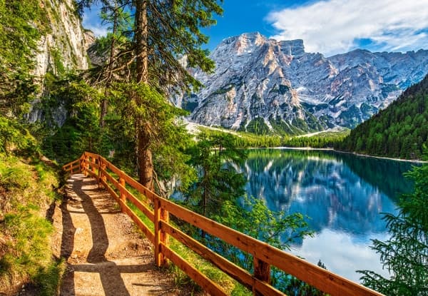 Castorland Braies Lake, Italy 1000 pcs, 1000 stykker, Landskap, 9 år