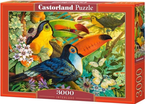 Castorland Interlude 3000 pcs, 3000 stykker, Flora og fauna, 9 år