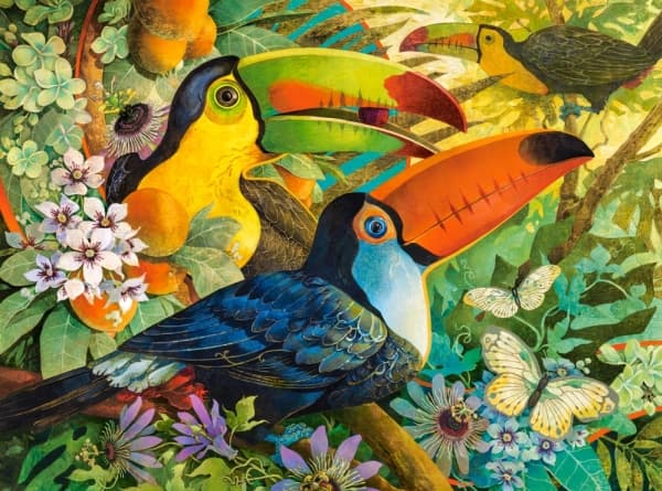 Castorland Interlude 3000 pcs, 3000 stykker, Flora og fauna, 9 år