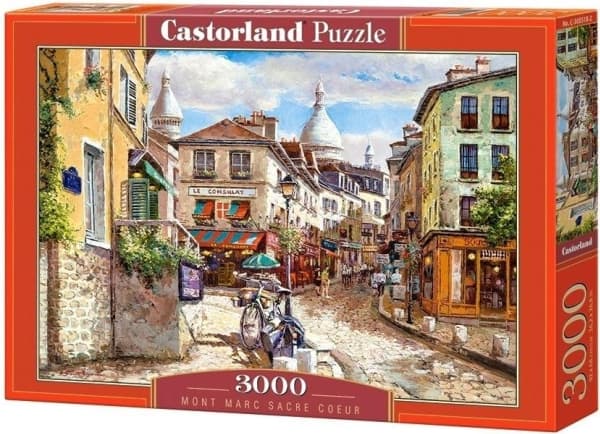Castorland Mont Marc Sacre Coeur 3000 pcs, 3000 stykker, By, 9 år