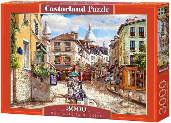 Castorland Mont Marc Sacre Coeur 3000 pcs, 3000 stykker, By, 9 år