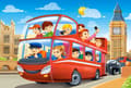 Miniatyrbilde 5 av 5: Castorland TRAVEL THE WORLD, 8 stykker, Kjøretøy, 4 år