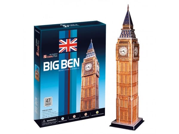 CubicFun Big Ben, 44 stykker, Bygninger, 10 år