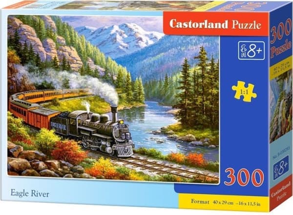 Castorland Eagle River 300 pcs, 300 kpl, Maisema, 8 vuosi/vuosia