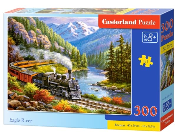 Castorland Eagle River 300 pcs, 300 kpl, Maisema, 8 vuosi/vuosia