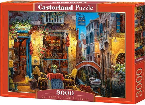 Castorland Our special place in Venice 3000 pcs, 3000 stykker, By, 9 år