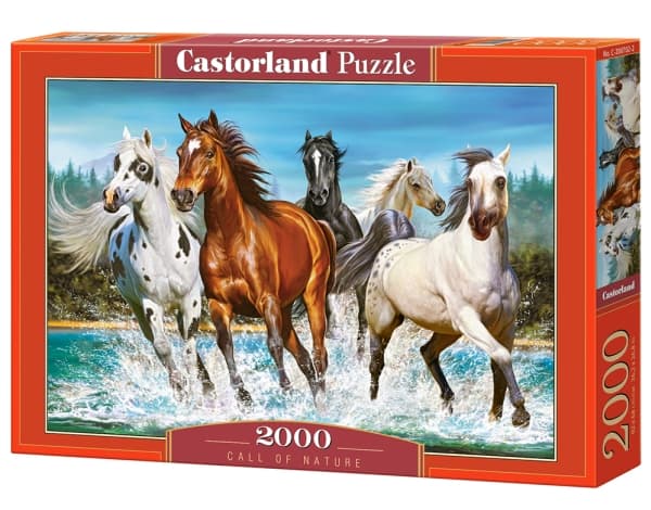 Castorland Call of Nature 2000 pcs, 2000 styck, Djur, 9 År