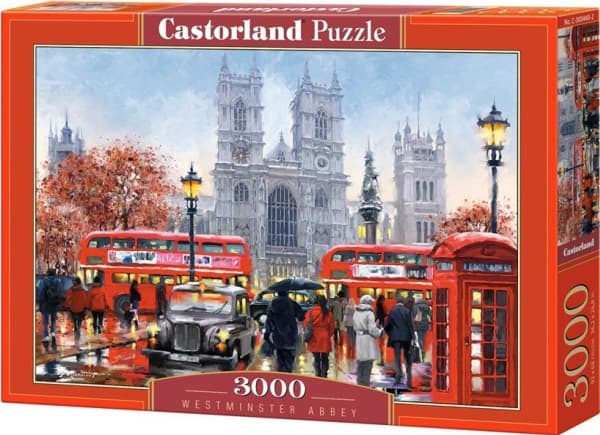 Castorland Westminster Abbey 3000 pcs, 3000 stykker, By, 9 år