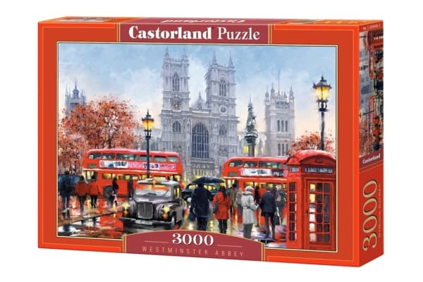Castorland Westminster Abbey 3000 pcs, 3000 stykker, By, 9 år